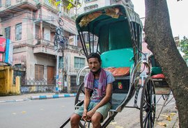 Lallan Paswan: trying to pull on in Kolkata