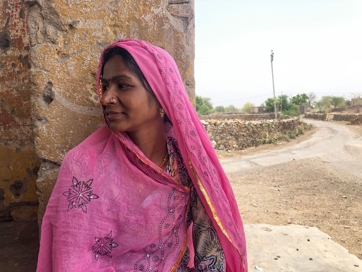 'I am afraid because I have to walk back alone', says Champa Rawat (left).