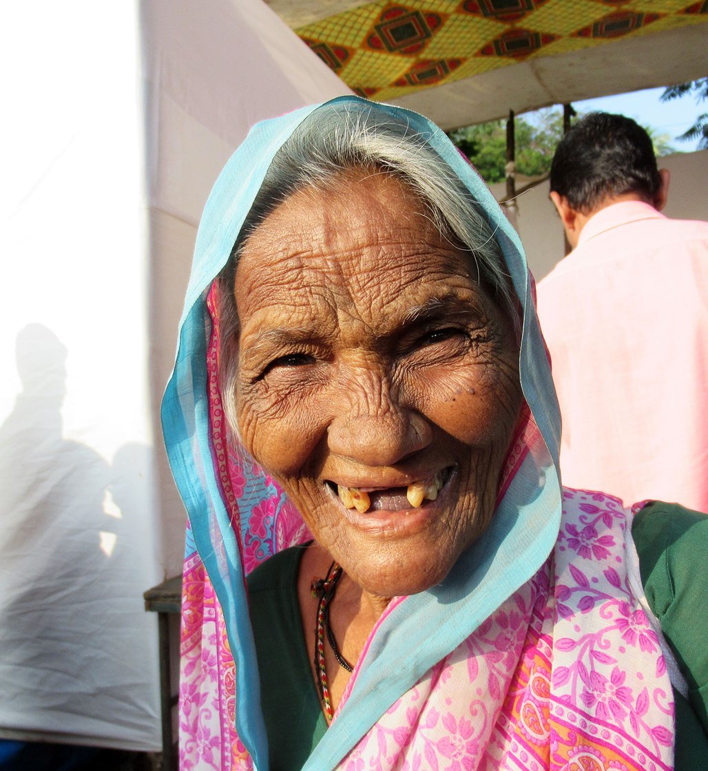 Portrait of an old woman