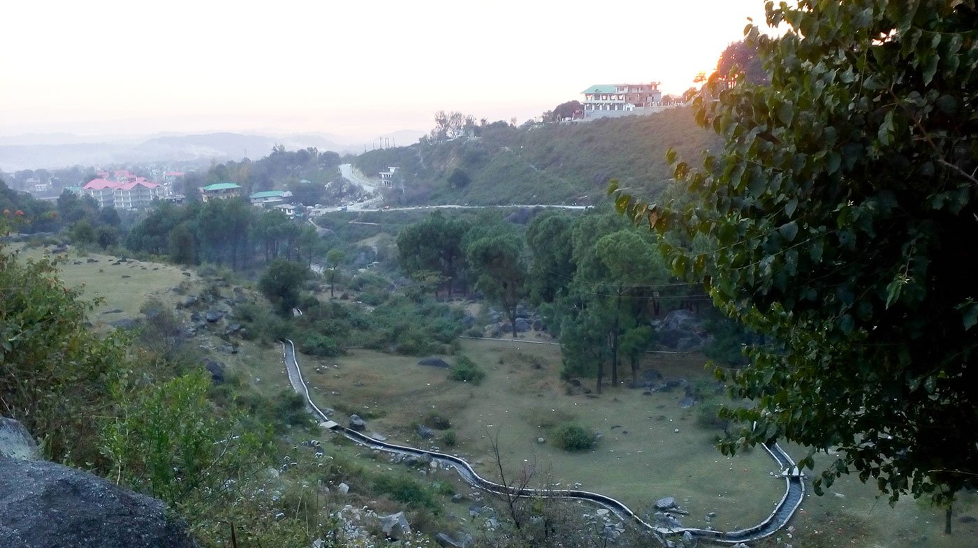 The serpentine mud kuhls of Himachal are now being cemented.