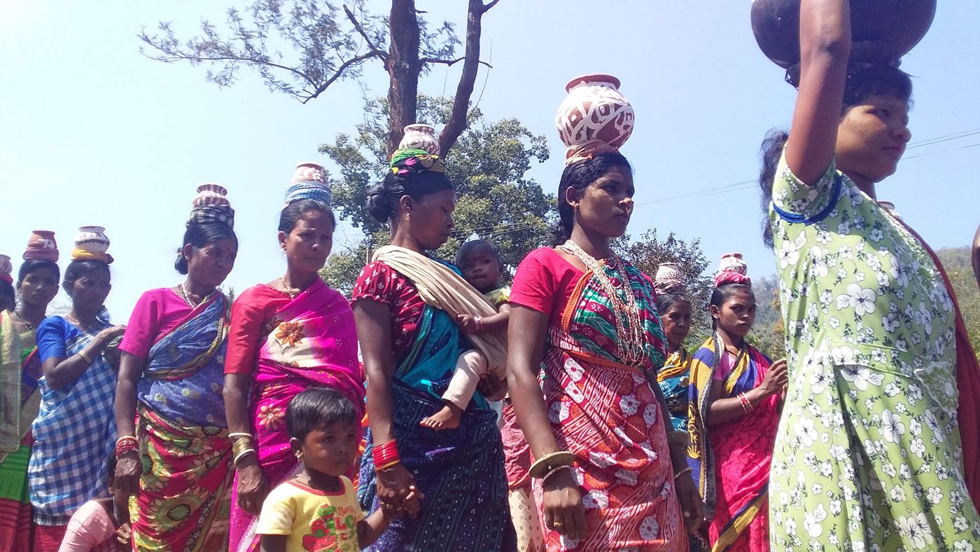 Balabati and other Adivasi women farmers attended the annual seeds festival this year