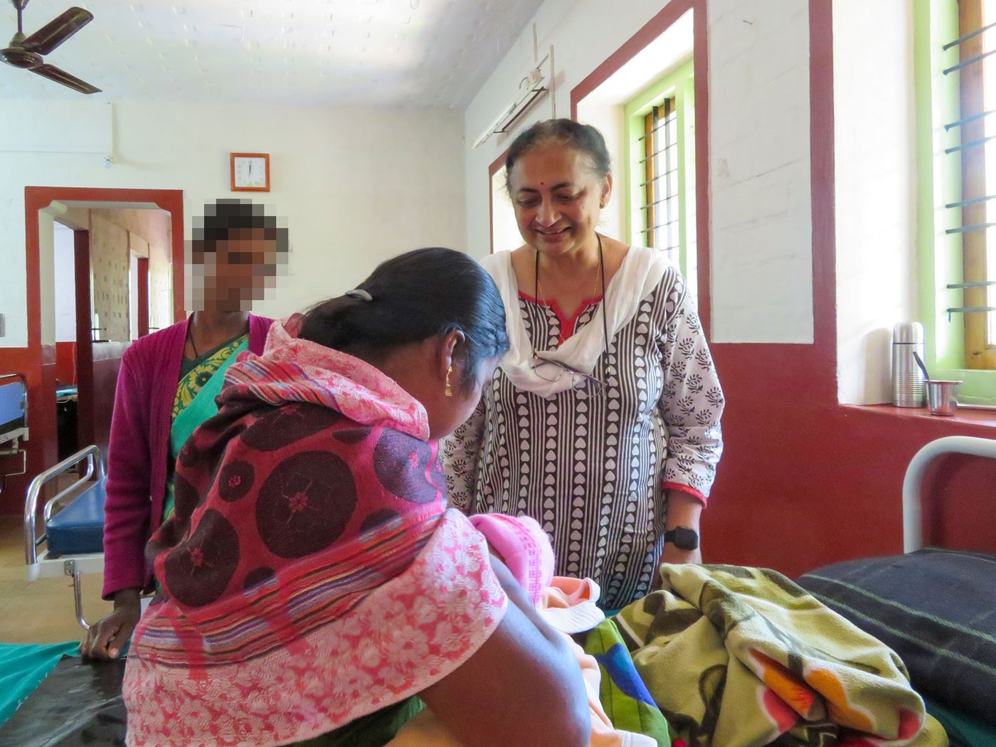 Left: Family medicine specialist Dr. Mridula Rao and Ashwini programme coordinator Jiji Elamana outside the Gudalur hospital. Right: Dr. Shylaja Devi with a patient. 'Mortality indicators have definitely improved, but morbidity has increased', she says