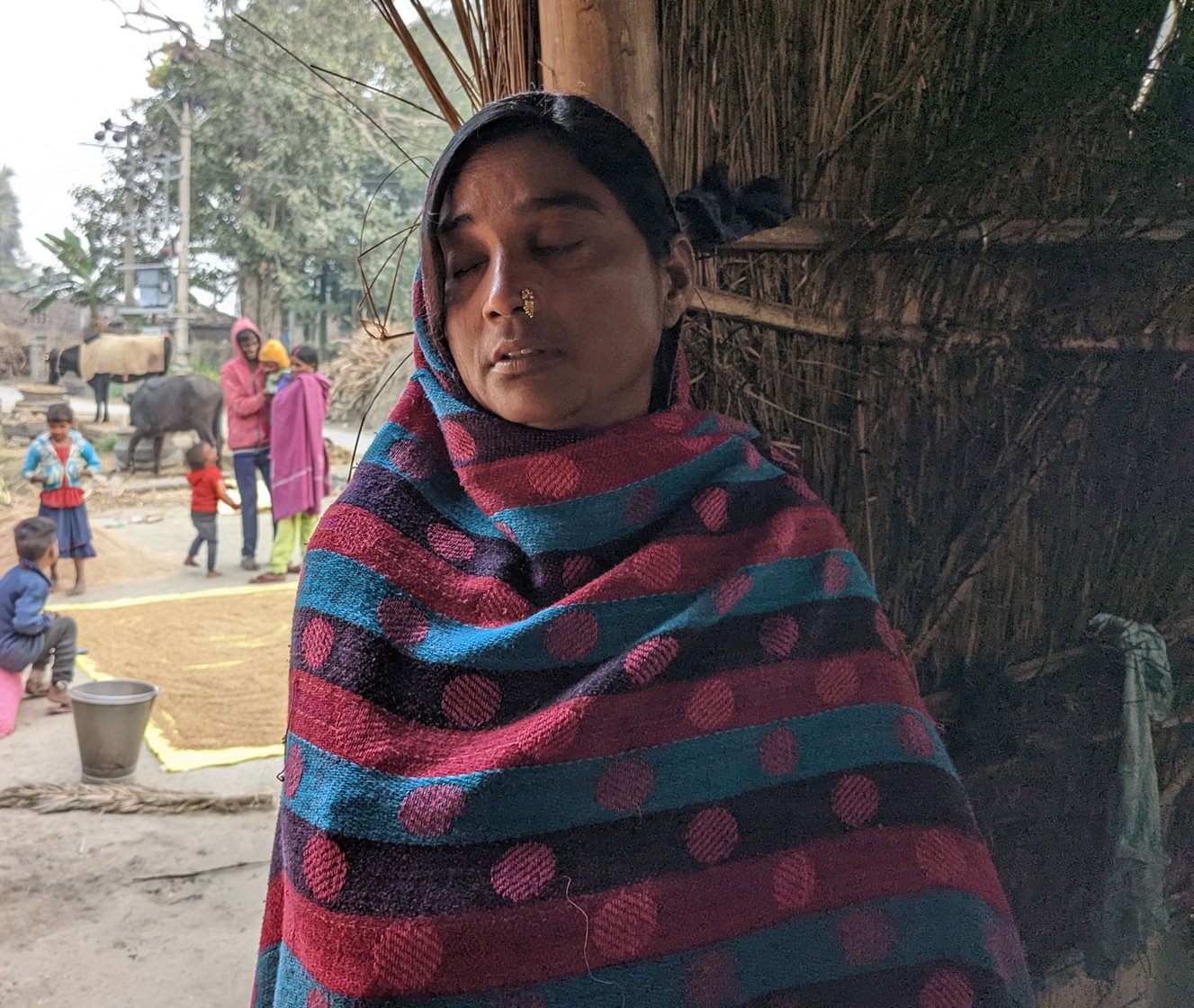 After Mukesh's death, the family is struggling to managing their expenses.