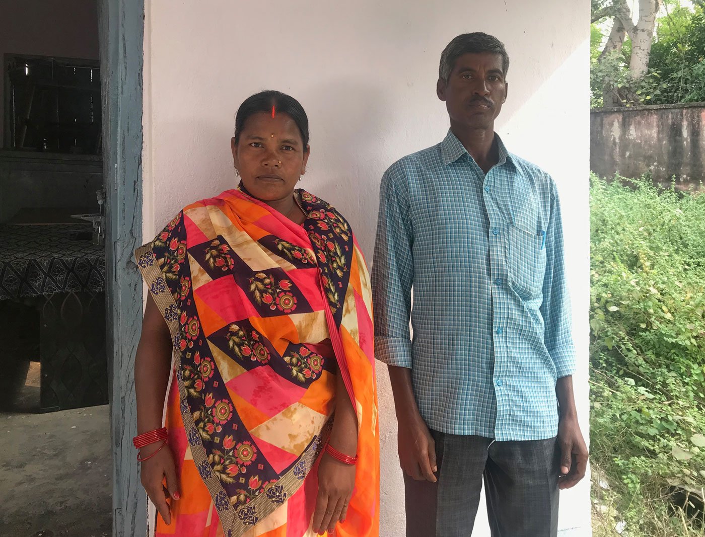Vikas Mitra Malati Kumar and Nandkishore Manjhi: 'We work as a team. I talk to the women, he talks to their husbands', she says