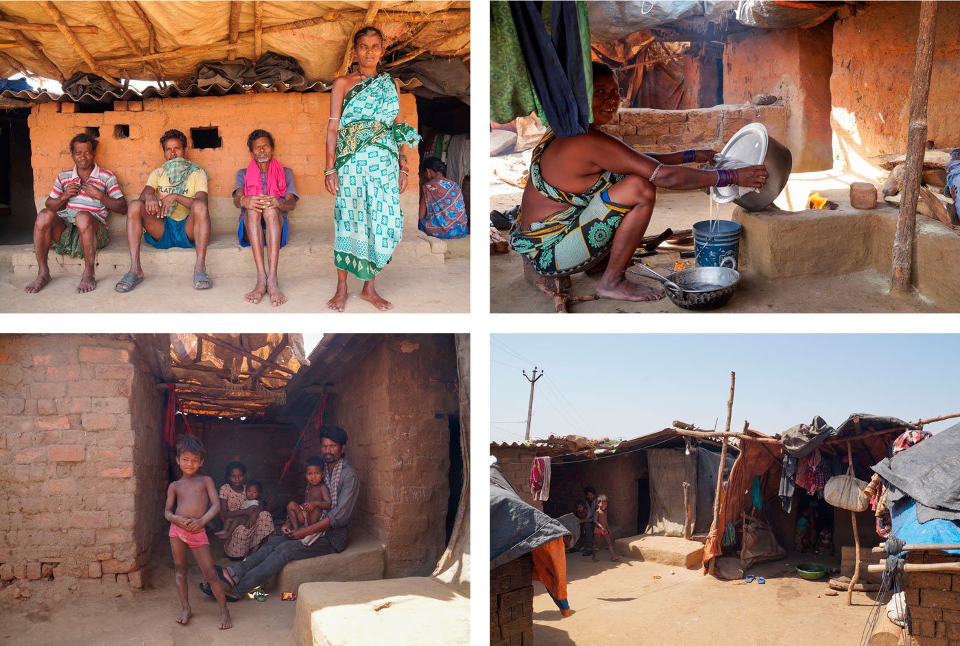 The 48 families working at the kiln lived on the premises with barely any facilities, and were waiting to return to Odisha