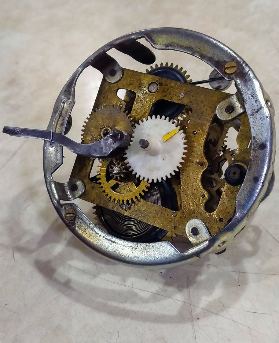 'Even before the coronavirus, I had very few watches to repair. Now it's one or two a week', says Habibur, who specialises in vintage timepieces (left)