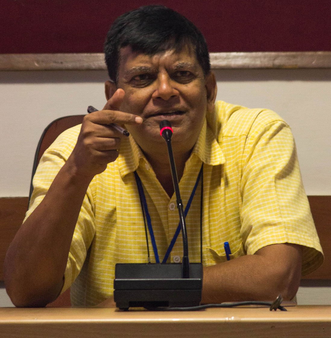 Pradip Chatterjee, head of the National Platform for Small Scale Fish Workers