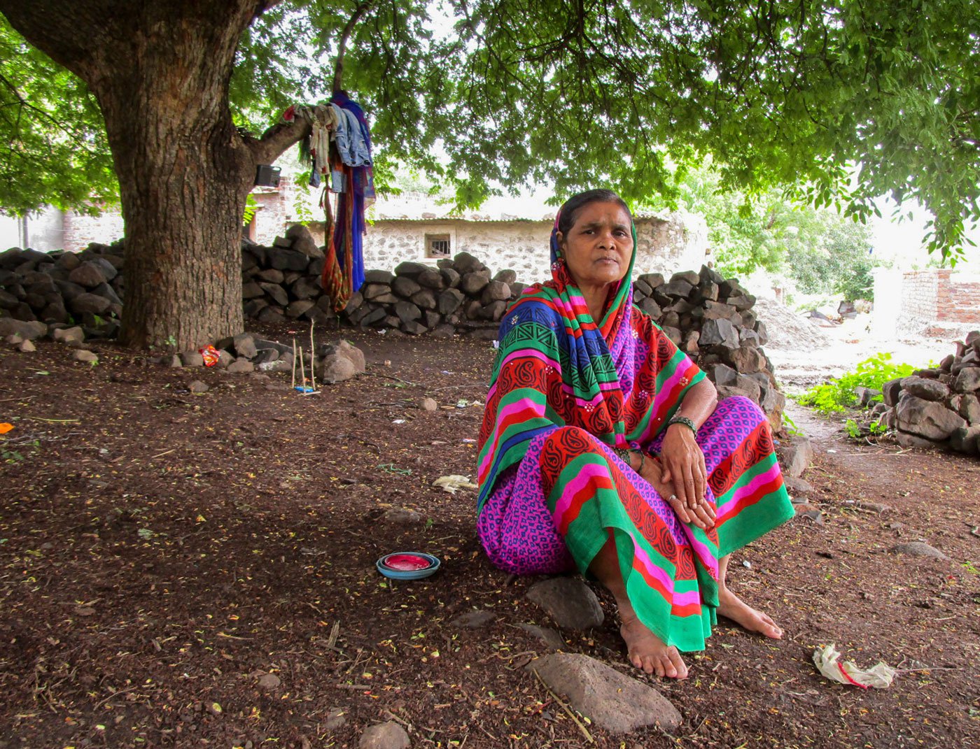 Gunamay (left) practiced as a dai for most of her 86 years . A lot of her learning came from her experiences of giving birth to Vandana (right) and three more children
