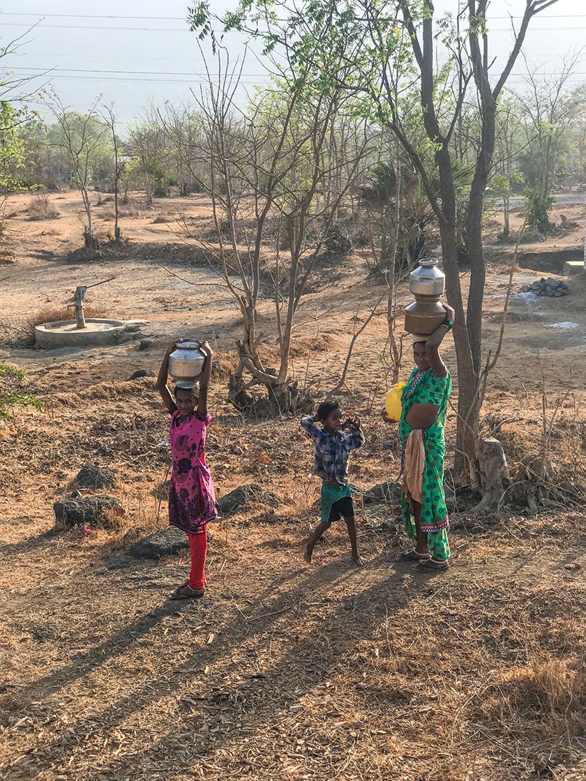 Women carrying water