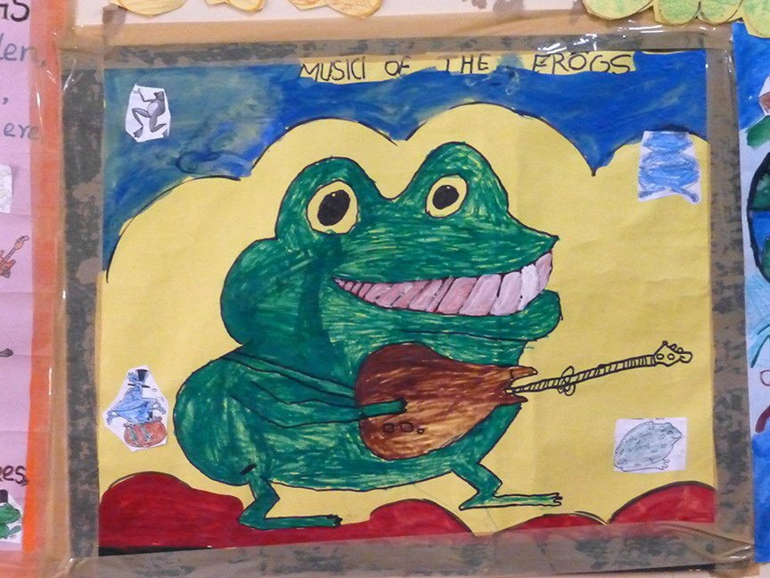 My pick from the posters made for Project Day. This one is the product of a very young group