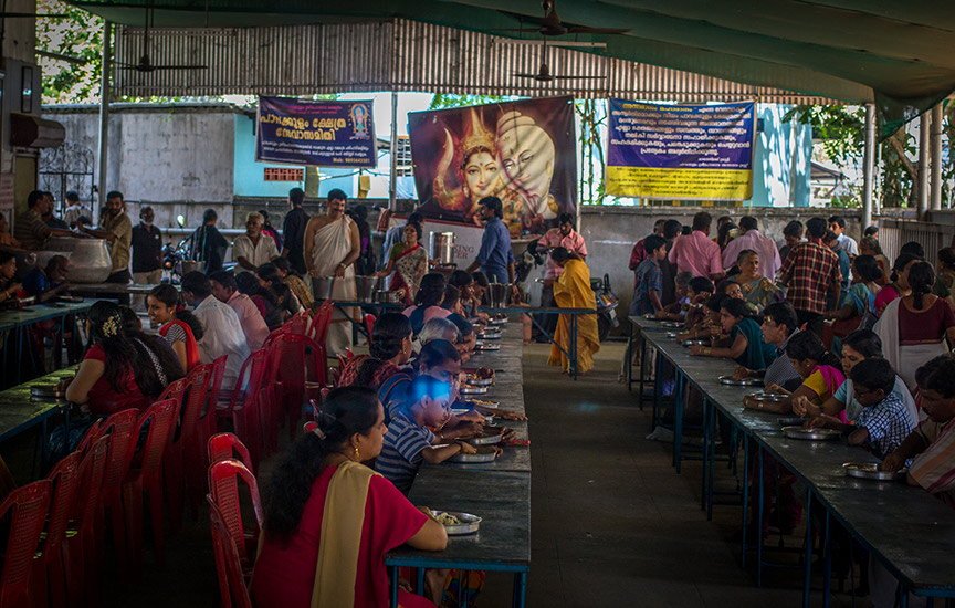 Free meals at the VHP-run ‘shivalayam’