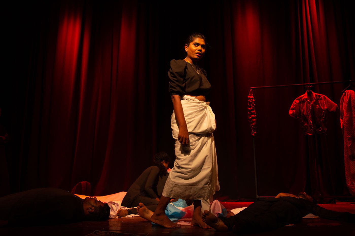 Grace Banu plays the role of a trans woman who is subjected to sexual assault by policemen