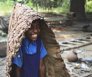 child smiling