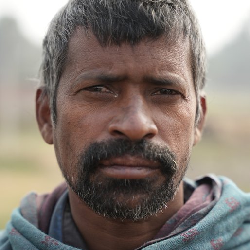 Sitaram Chaudhary is a Daily wage construction labourer from Kanchanpur, Daniawan, Patna, Bihar