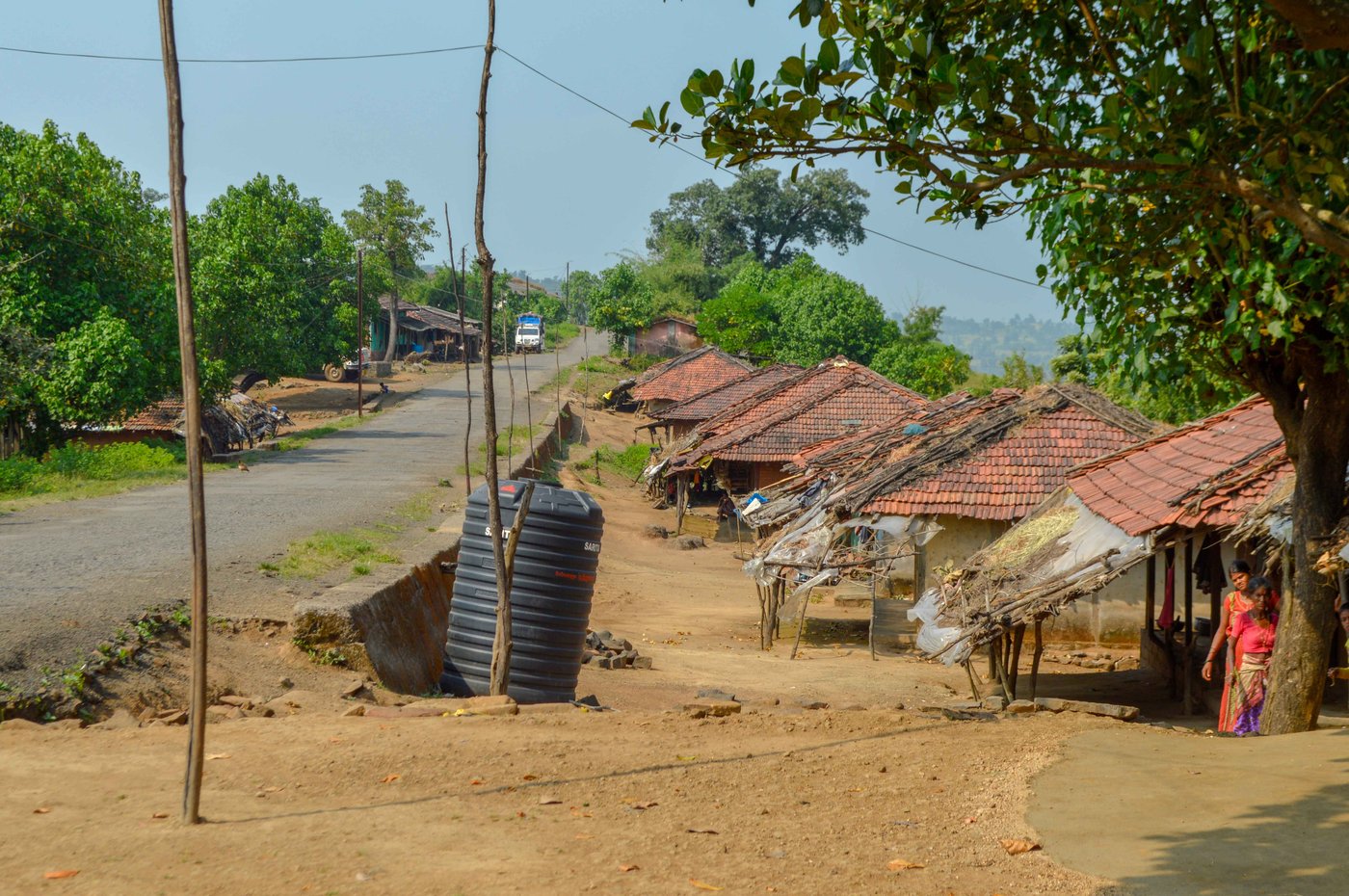 Chas village (left): the Sanad family’s invitation to the bhagats is not unusual in the five padas (hamlets) of Chas gram panchayat. The local PHCs are barely equipped, and Mokhada Rural Hospital (right) is around 15 kilometres away