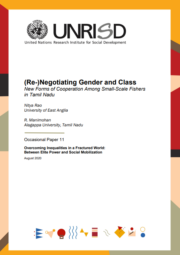 (Re-)Negotiating Gender and Class New Forms of Cooperation Among Small-Scale Fishers in Tamil Nadu